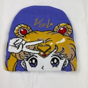 Made by VIgil Sailor Moon Anime  Beanie Knit